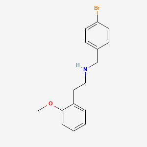 molecular formula C16H18BrNO B10897105 N-(4-bromobenzyl)-2-(2-methoxyphenyl)ethanamine CAS No. 355382-52-4