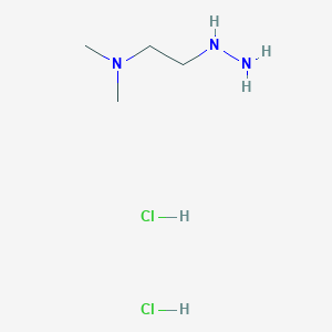 molecular formula C4H15Cl2N3 B108991 2-(二甲基氨基)乙基肼二盐酸盐 CAS No. 57659-80-0