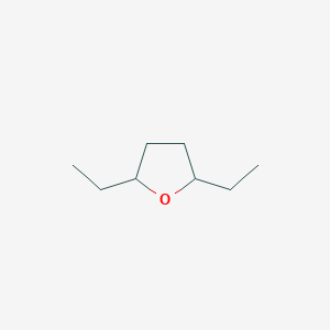 molecular formula C8H16O B108996 2,5-Diethyltetrahydrofuran CAS No. 41239-48-9
