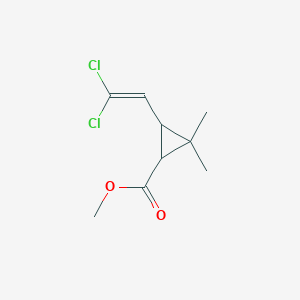 molecular formula C9H12Cl2O2 B108998 Permethrinic acid methyl ester CAS No. 61898-95-1