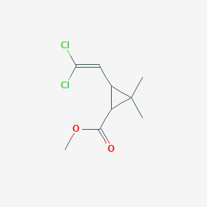 molecular formula C9H12Cl2O2 B108998 3-(2,2-二氯乙烯基)-2,2-二甲基环丙烷甲酸甲酯 CAS No. 61898-95-1