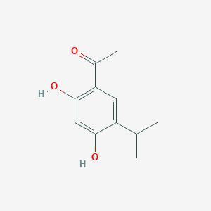 molecular formula C11H14O3 B109003 1-(2,4-Dihydroxy-5-isopropylphenyl)ethanone CAS No. 747414-17-1
