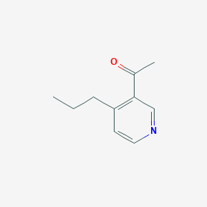 1-(4-Propylpyridin-3-yl)ethanone