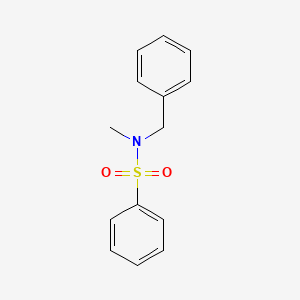 molecular formula C14H15NO2S B10901524 N-benzyl-N-methylbenzenesulfonamide 
