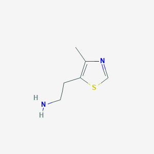 molecular formula C6H10N2S B109018 2-(4-Methylthiazol-5-yl)ethanamine CAS No. 58981-35-4