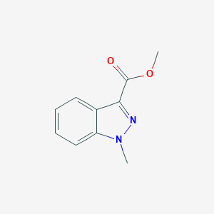 molecular formula C10H10N2O2 B010902 Methyl 1-methyl-1H-indazole-3-carboxylate CAS No. 109216-60-6