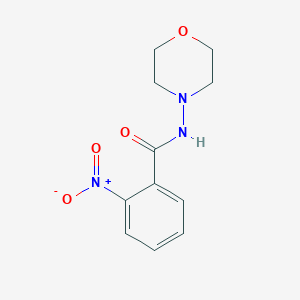 molecular formula C11H13N3O4 B10902114 N-morpholin-4-yl-2-nitrobenzamide CAS No. 525562-93-0