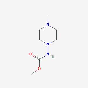 molecular formula C7H15N3O2 B10902403 Methyl (4-methylpiperazin-1-yl)carbamate 