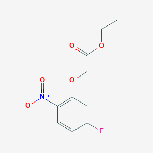 molecular formula C10H10FNO5 B10902875 Ethyl (5-fluoro-2-nitrophenoxy)acetate 