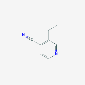 molecular formula C8H8N2 B109032 3-乙基异烟腈 CAS No. 13341-18-9