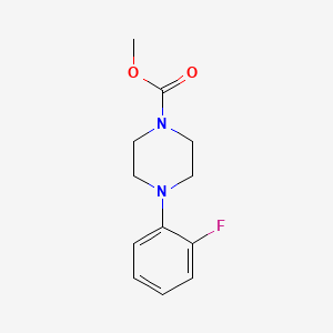molecular formula C12H15FN2O2 B10903367 Methyl 4-(2-fluorophenyl)piperazine-1-carboxylate 