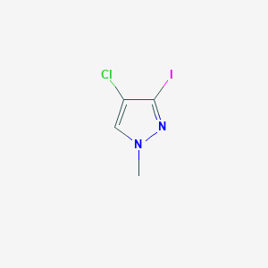 molecular formula C4H4ClIN2 B10903511 4-chloro-3-iodo-1-methyl-1H-pyrazole CAS No. 1522902-68-6
