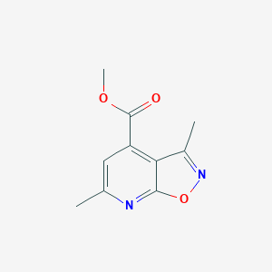 molecular formula C10H10N2O3 B10903757 Methyl 3,6-dimethylisoxazolo[5,4-b]pyridine-4-carboxylate 