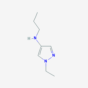 molecular formula C8H15N3 B10903805 1-ethyl-N-propyl-1H-pyrazol-4-amine 