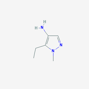 molecular formula C6H11N3 B10904163 5-ethyl-1-methyl-1H-pyrazol-4-amine 