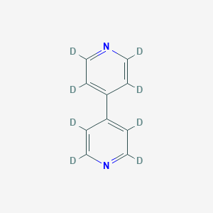 molecular formula C10H8N2 B109042 2,3,5,6-四氘-4-(2,3,5,6-四氘吡啶-4-基)吡啶 CAS No. 132125-39-4