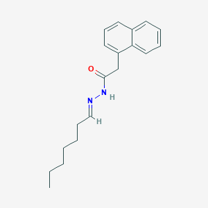 molecular formula C19H24N2O B10904249 N'-[(1E)-heptylidene]-2-(naphthalen-1-yl)acetohydrazide 