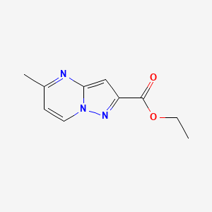 molecular formula C10H11N3O2 B10904507 Ethyl 5-methylpyrazolo[1,5-a]pyrimidine-2-carboxylate 