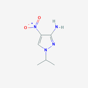 molecular formula C6H10N4O2 B10905545 4-nitro-1-(propan-2-yl)-1H-pyrazol-3-amine 