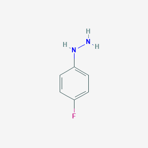 molecular formula C6H7FN2 B109058 (4-氟苯基)肼 CAS No. 371-14-2