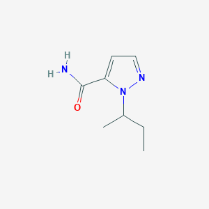 molecular formula C8H13N3O B10906151 1-sec-Butyl-1H-pyrazole-5-carboxamide 