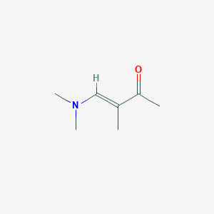 molecular formula C7H13NO B10906419 (3E)-4-(Dimethylamino)-3-methylbut-3-EN-2-one 