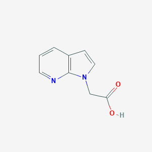 molecular formula C9H8N2O2 B109065 2-(1H-pyrrolo[2,3-b]pyridin-1-yl)acetic acid CAS No. 1048913-13-8