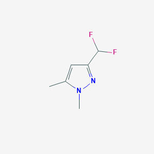molecular formula C6H8F2N2 B10906527 3-(Difluoromethyl)-1,5-dimethyl-1H-pyrazole 