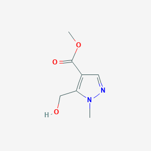 molecular formula C7H10N2O3 B10906536 Methyl 5-(hydroxymethyl)-1-methyl-1H-pyrazole-4-carboxylate 
