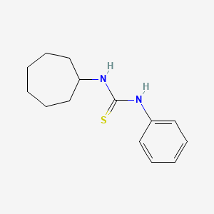 molecular formula C14H20N2S B10906606 1-Cycloheptyl-3-phenylthiourea 