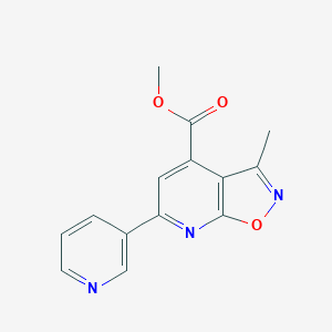 molecular formula C14H11N3O3 B10906687 Methyl 3-methyl-6-(pyridin-3-yl)isoxazolo[5,4-b]pyridine-4-carboxylate 
