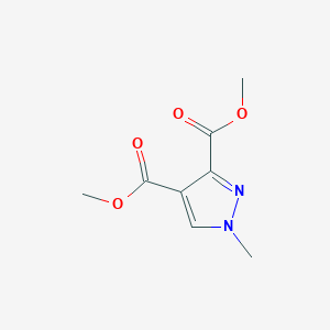 molecular formula C8H10N2O4 B10906872 dimethyl 1-methyl-1H-pyrazole-3,4-dicarboxylate 