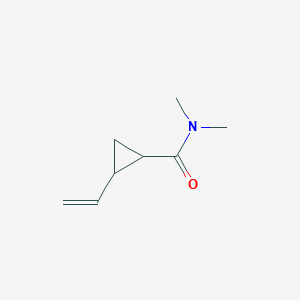 molecular formula C8H13NO B010907 2-Ethenyl-N,N-dimethylcyclopropane-1-carboxamide CAS No. 111002-02-9