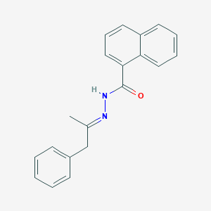 molecular formula C20H18N2O B10907026 N'-[(2E)-1-phenylpropan-2-ylidene]naphthalene-1-carbohydrazide 