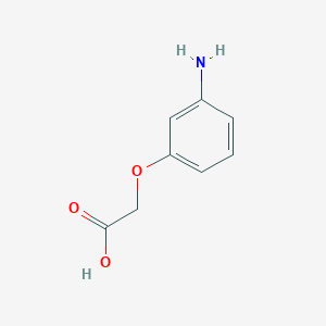 molecular formula C8H9NO3 B109077 (3-氨基苯氧基)乙酸 CAS No. 6274-24-4