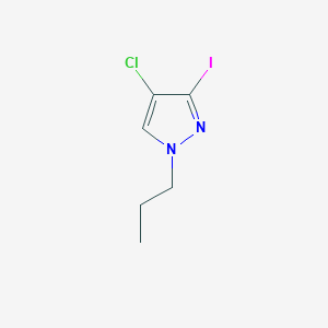 molecular formula C6H8ClIN2 B10907721 4-Chloro-3-iodo-1-propyl-1H-pyrazole 