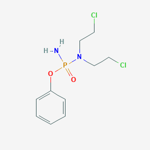 N-[amino(phenoxy)phosphoryl]-2-chloro-N-(2-chloroethyl)ethanamine