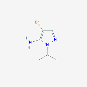 molecular formula C6H10BrN3 B10907993 4-Bromo-1-isopropyl-1H-pyrazol-5-amine 