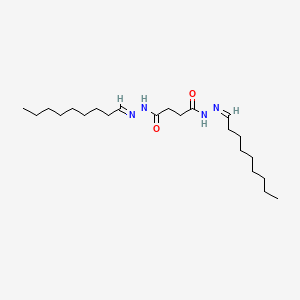 molecular formula C22H42N4O2 B10908176 N'~1~-[(1E)-nonylidene]-N'~4~-[(1Z)-nonylidene]butanedihydrazide 