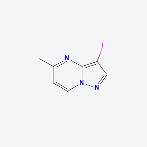 molecular formula C7H6IN3 B10908422 3-Iodo-5-methylpyrazolo[1,5-a]pyrimidine 