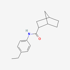 molecular formula C16H21NO B10908483 N-(4-ethylphenyl)bicyclo[2.2.1]heptane-2-carboxamide 