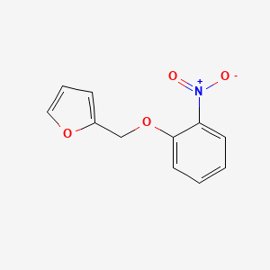 molecular formula C11H9NO4 B10908857 2-[(2-Nitrophenoxy)methyl]furan CAS No. 1011397-38-8