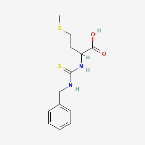 molecular formula C13H18N2O2S2 B10909178 N-(benzylcarbamothioyl)methionine 