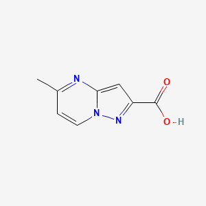 molecular formula C8H7N3O2 B10911115 5-Methylpyrazolo[1,5-a]pyrimidine-2-carboxylic acid 