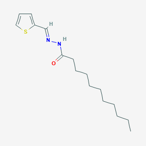 molecular formula C16H26N2OS B10911237 N'-[(E)-thiophen-2-ylmethylidene]undecanehydrazide 