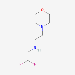 molecular formula C8H16F2N2O B10911310 2,2-Difluoro-N-(2-morpholinoethyl)ethan-1-amine CAS No. 1178797-22-2
