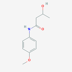 molecular formula C11H15NO3 B010912 3-Hydroxy-N-(4-methoxyphenyl)butanamide CAS No. 103677-67-4