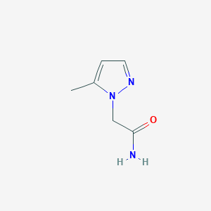 molecular formula C6H9N3O B10912061 2-(5-methyl-1H-pyrazol-1-yl)acetamide 