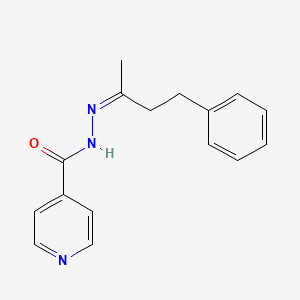molecular formula C16H17N3O B10912665 N'-[(2Z)-4-phenylbutan-2-ylidene]pyridine-4-carbohydrazide 