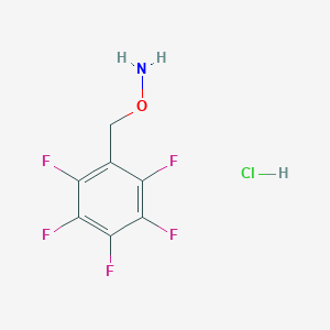 molecular formula C7H5ClF5NO B109127 O-(2,3,4,5,6-Pentafluorobenzyl)hydroxylamine hydrochloride CAS No. 57981-02-9